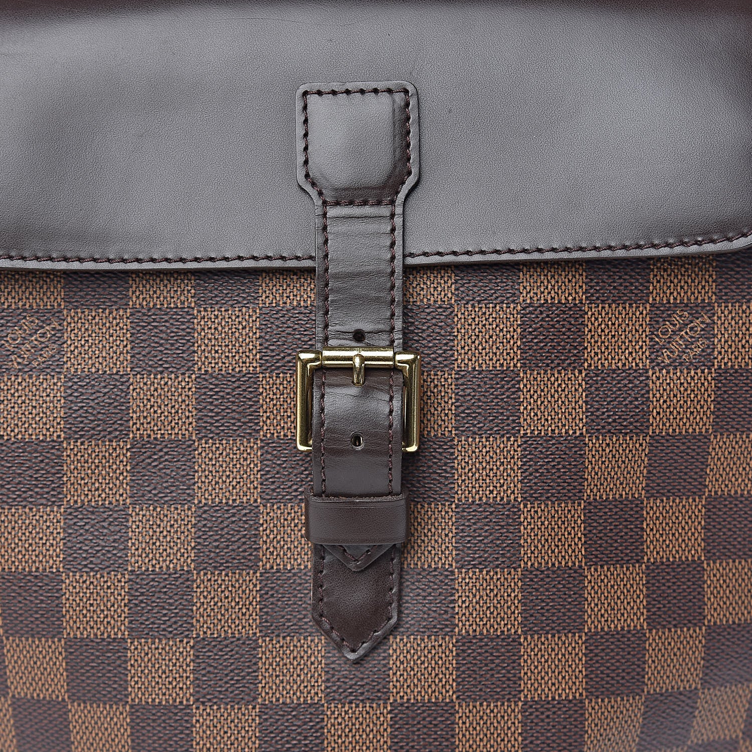 Louis Vuitton Damier Ebene Soho Backpack 19 of 19