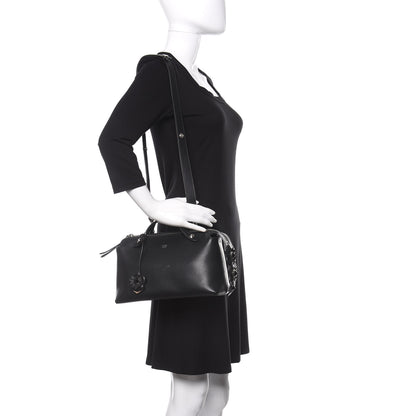 Fendi Vitello Dolce Flowerland Croc Tail Medium By The Way Boston Bag Black 2 of 9