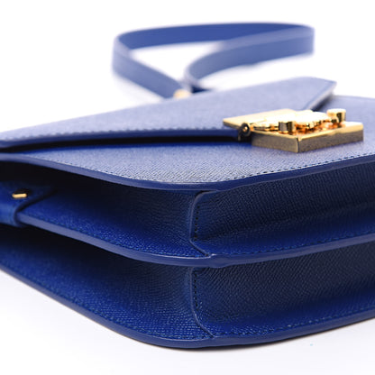 MCM Park Avenue Calfskin Small Patricia Crossbody Bag Blue 7 of 8