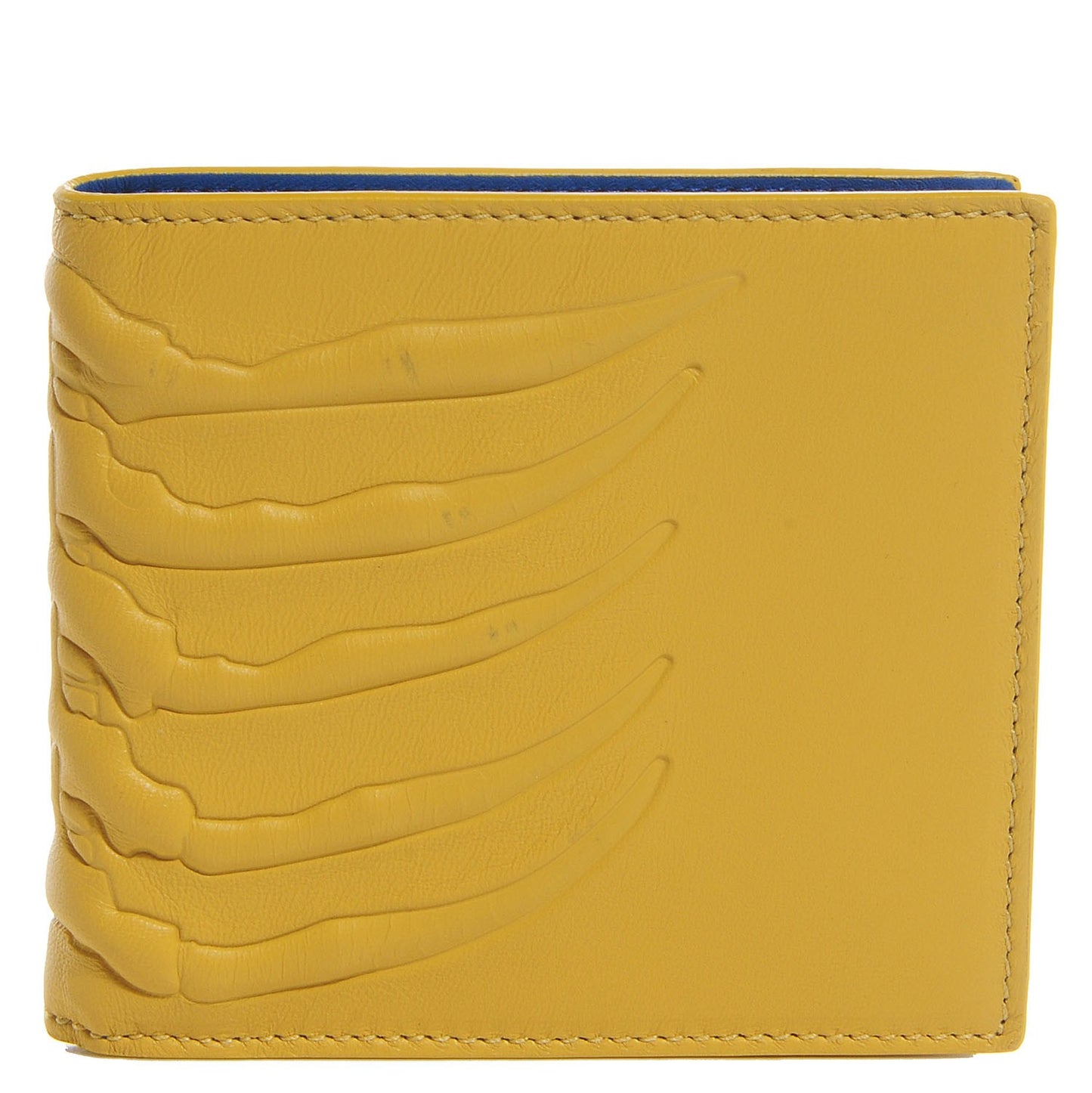 Leather Embossed Ribcage Billfold Wallet