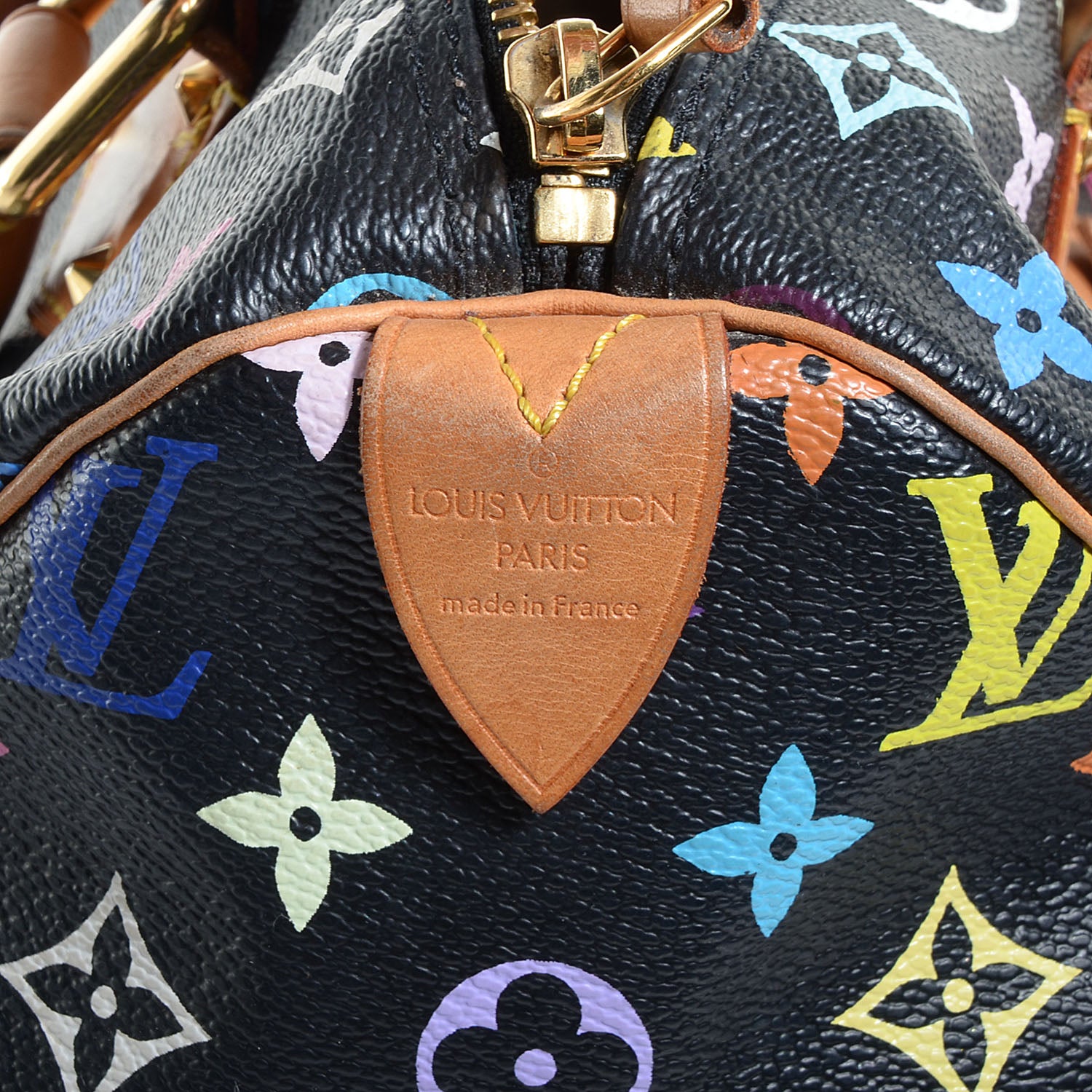 Louis Vuitton Monogram Multicolor Speedy 30 Black 7 of 7