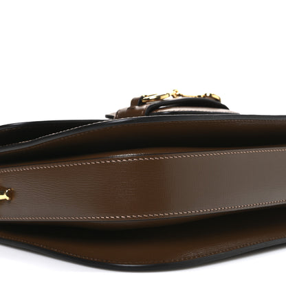 Gucci Azalea Calfskin Horsebit 1955 Shoulder Bag Brown Sugar 9 of 10
