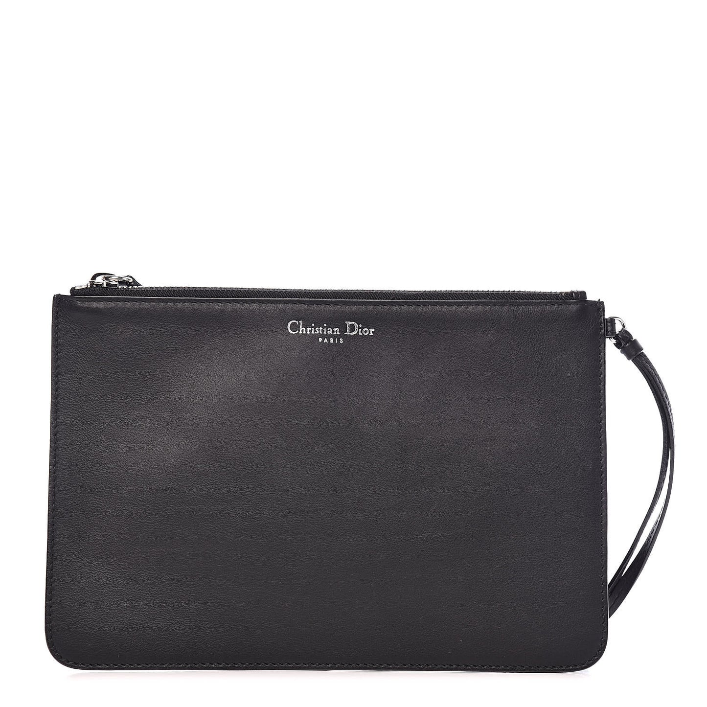 Calfskin Diorissimo Pouch Black