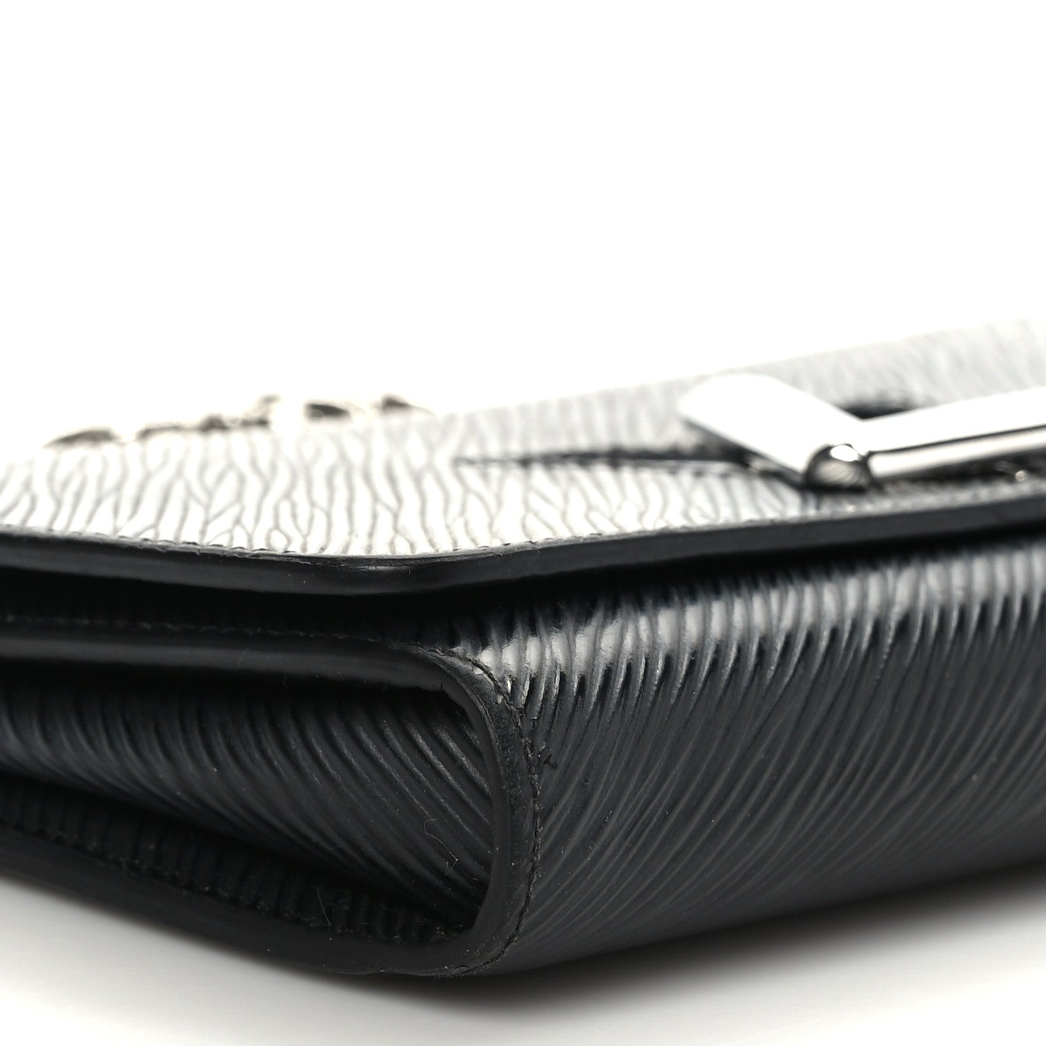 Louis Vuitton Epi Twist Chain Wallet Black 7 of 8