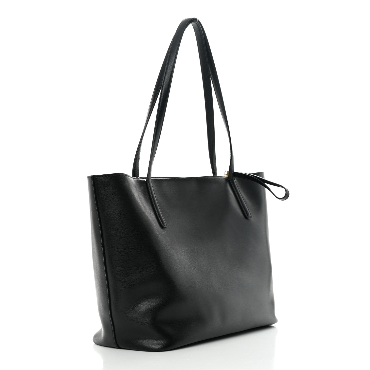 Salvatore Ferragamo Calfskin Medium Gancini Tote Black 4 of 12