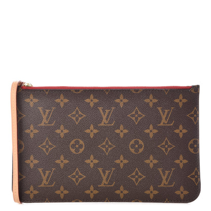 Louis Vuitton Monogram Neverfull MM GM Pochette Cherry 1 of 7