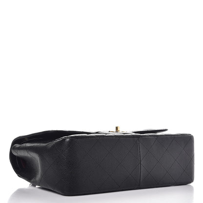 Chanel Caviar Quilted Jumbo Double Flap Black 5 of 8
