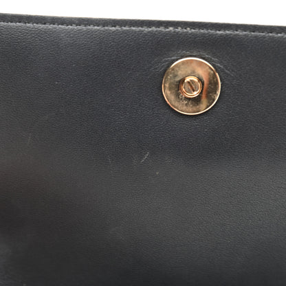 Christian Dior Metallic Patent Micro-Cannage Medium Diorama Flap Bag Gold 10 of 12