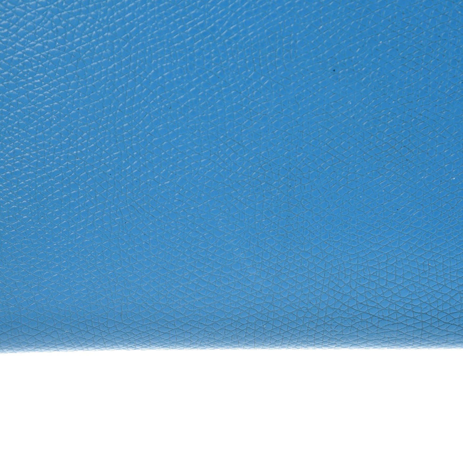 Celine Drummed Calfskin Zip Around Organizer Wallet Turquoise 12 of 17