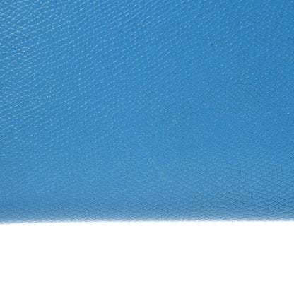 Celine Drummed Calfskin Zip Around Organizer Wallet Turquoise 12 of 17