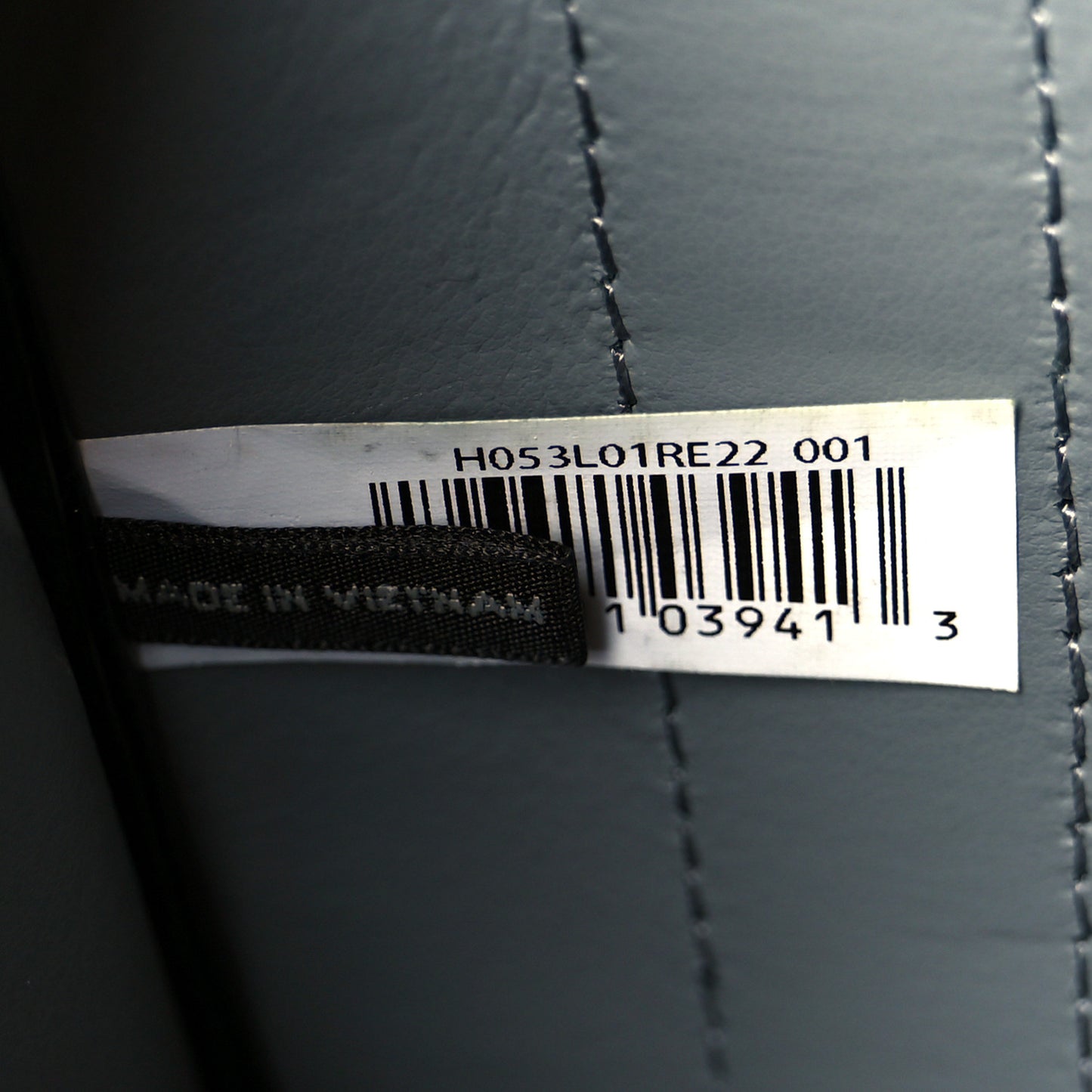 Grained Calfskin Micro The Tote Bag Black