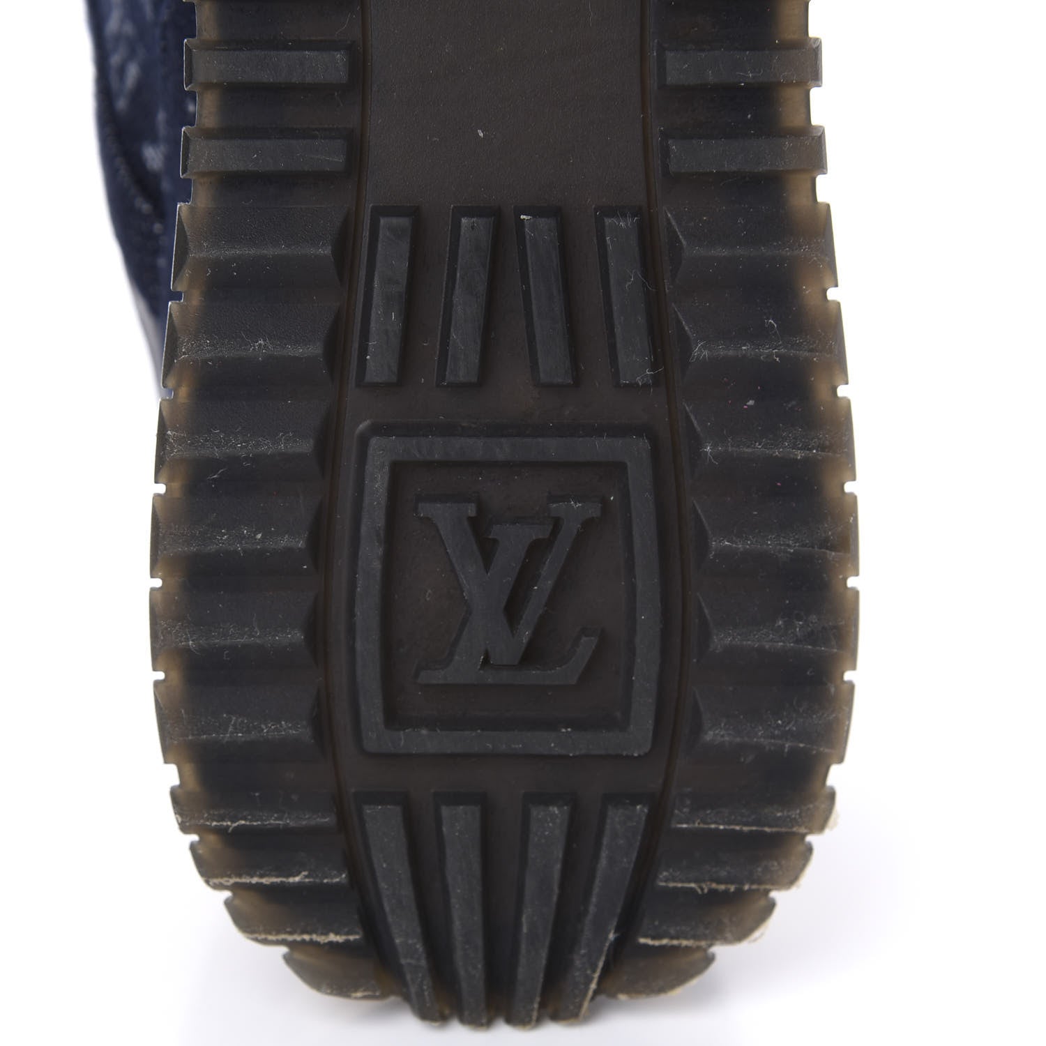 Louis Vuitton Denim Monogram Run Away Sneakers 39 Blue 8 of 9