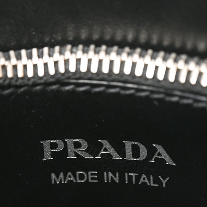 Prada Saffiano Cuir Calfskin Small Monochrome Top Handle Tote Black 6 of 9