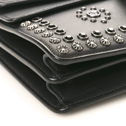 Gucci Calfskin Studded Small Dionysus Shoulder Bag Black 9 of 10