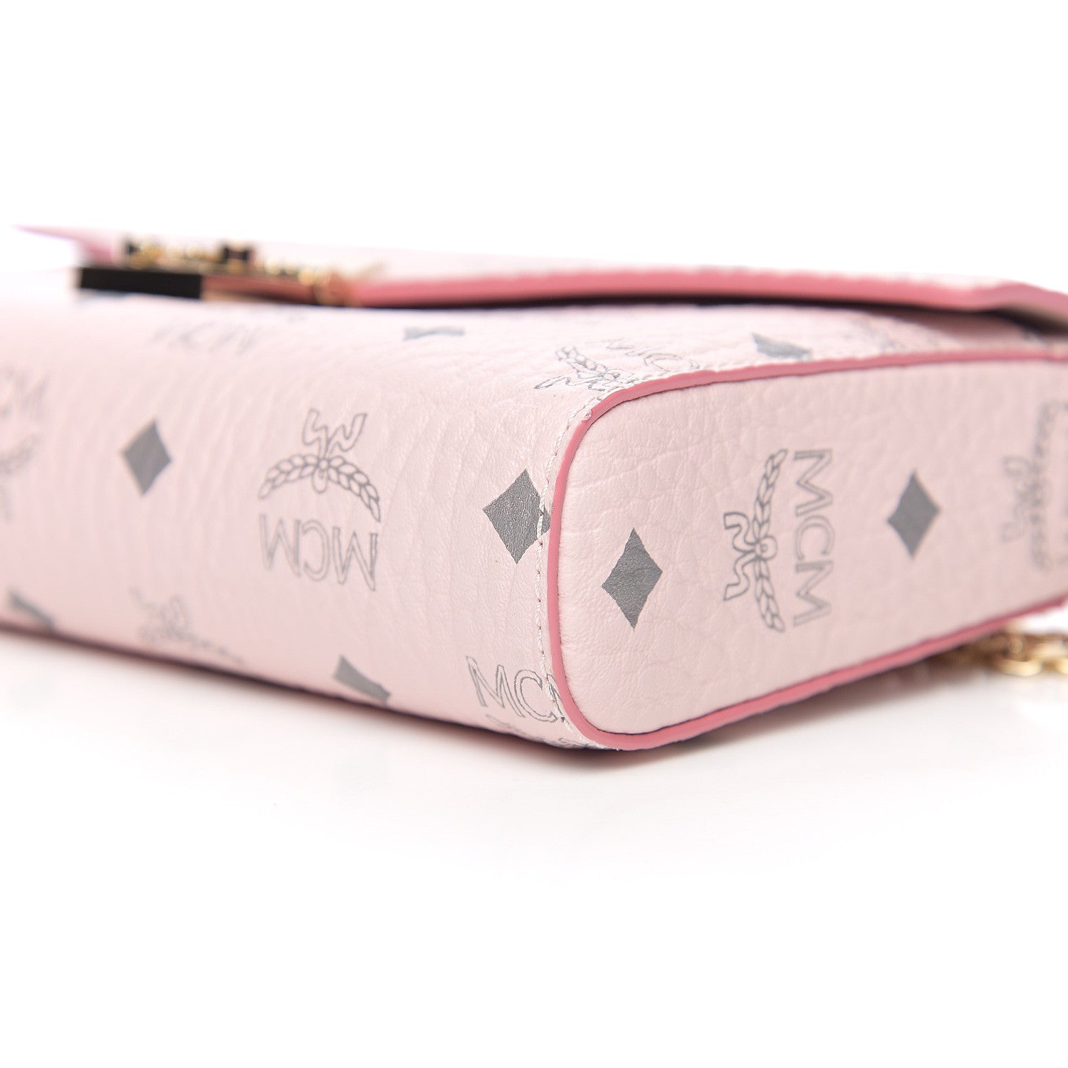 MCM Visetos Monogram Medium Millie Crossbody Bag Soft Pink 7 of 8