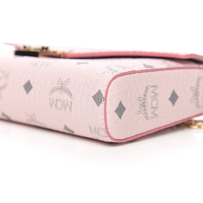MCM Visetos Monogram Medium Millie Crossbody Bag Soft Pink 7 of 8