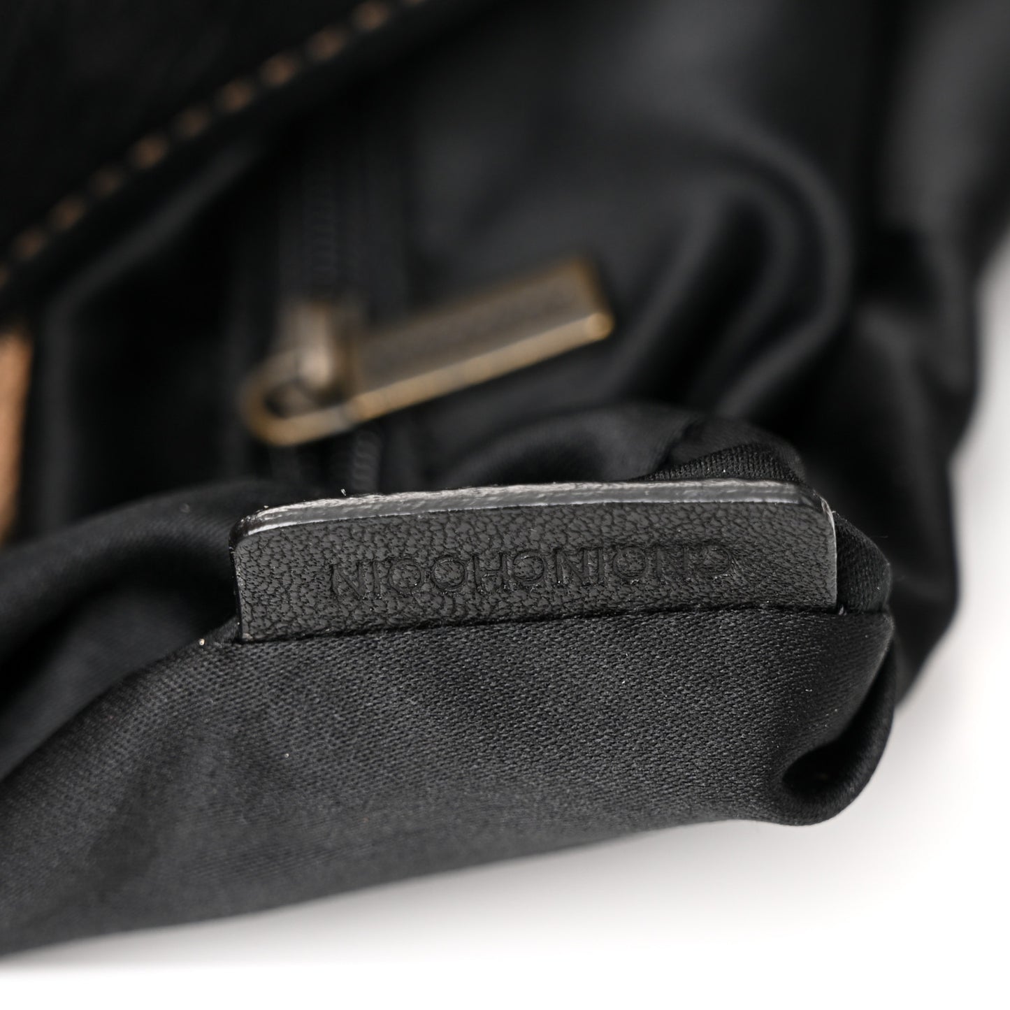 Calfskin Nova Check Trim Hobo Black