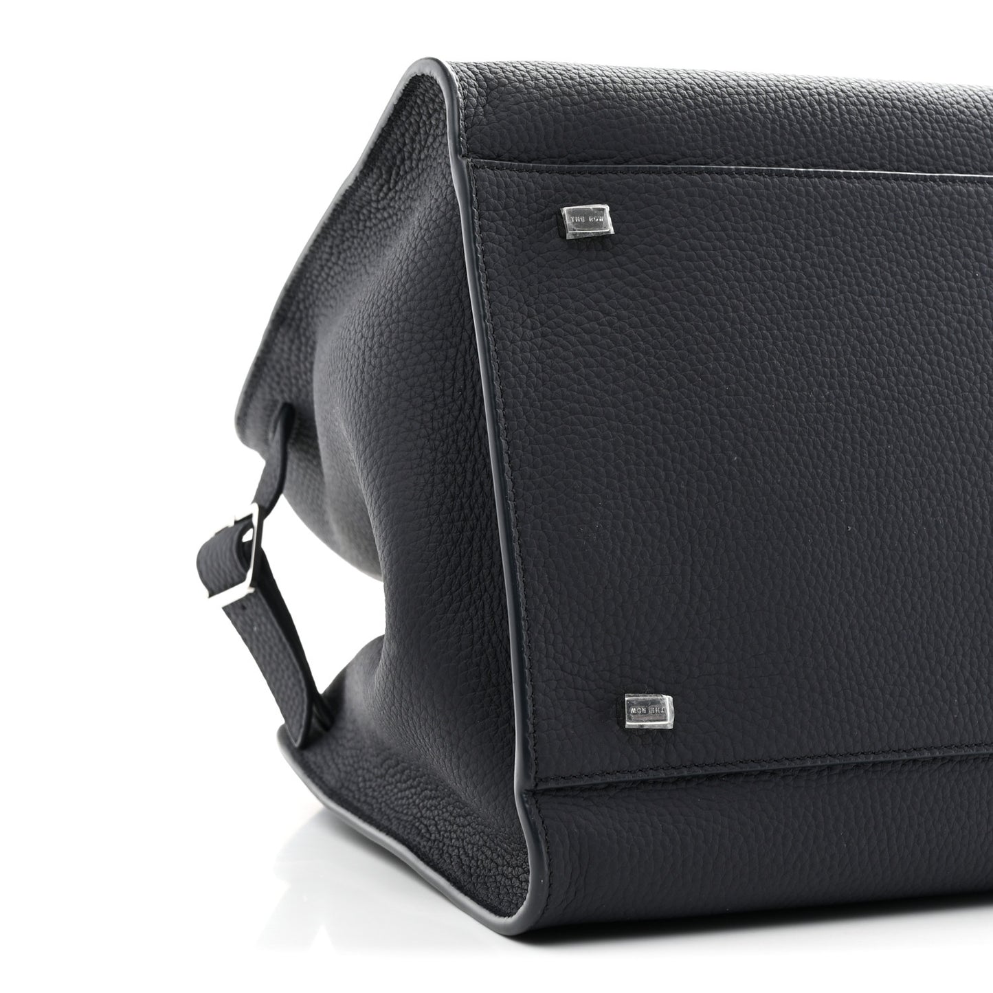 Matte Grained Calfskin Soft Margaux 15 Marine