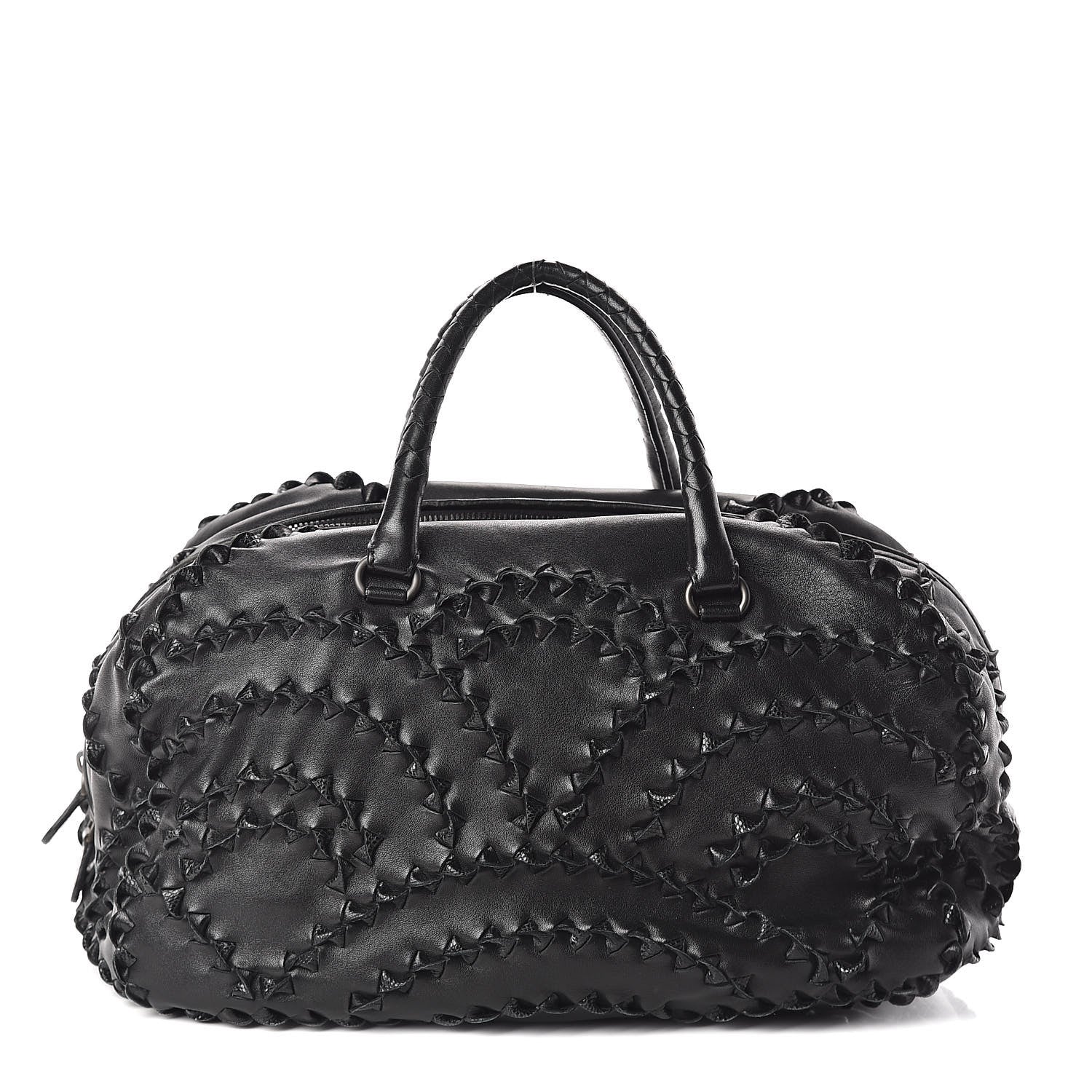 Bottega Veneta Nappa Karung Intrecciato San Marco Tote Black 1 of 9