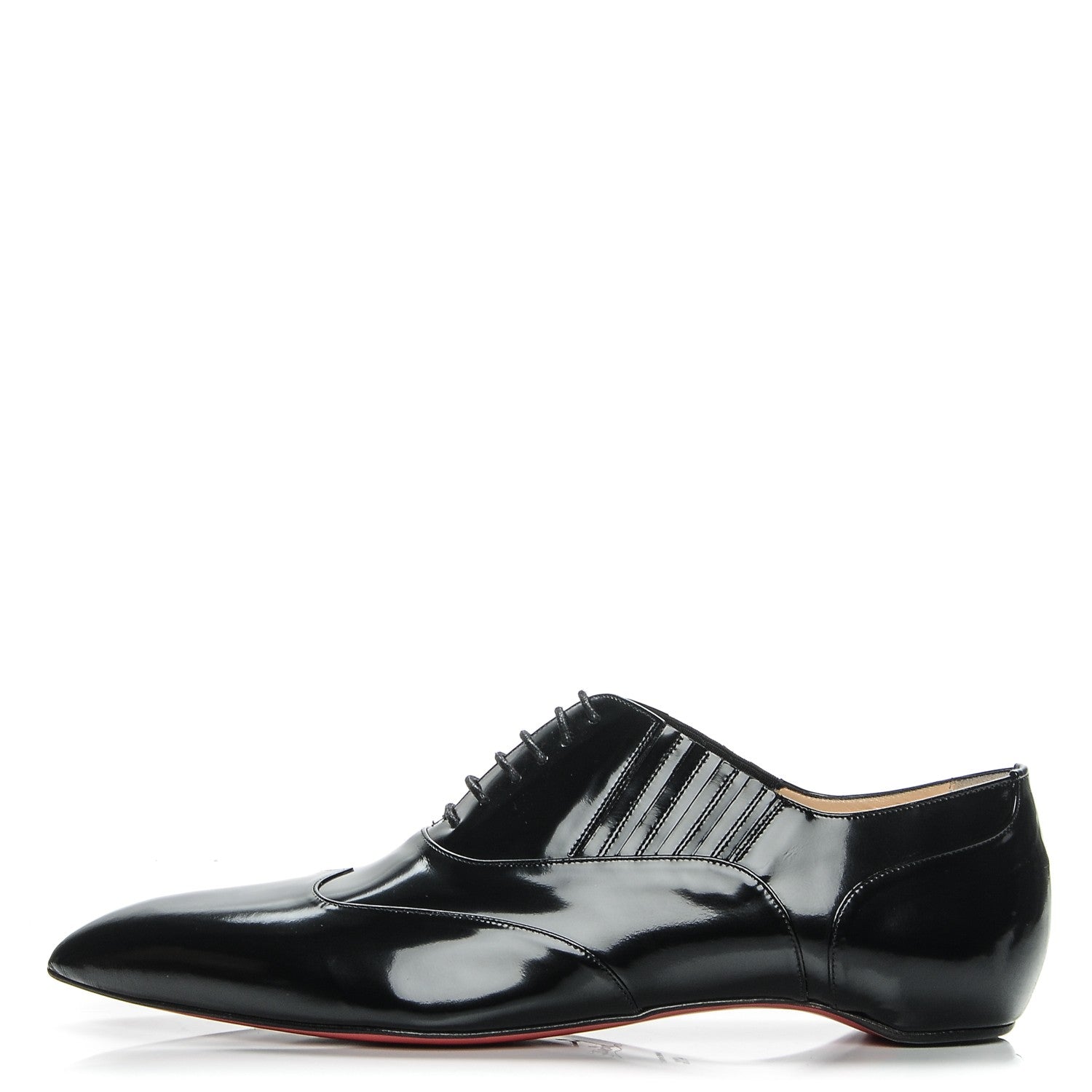 Christian Louboutin Patent Platt Dance Oxfords 41.5 Black 1 of 7