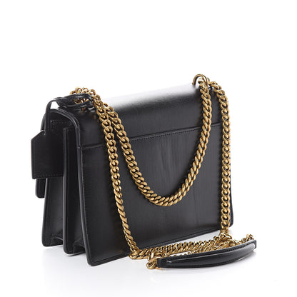 Saint Laurent Calfskin Medium Monogram Sunset Black 2 of 8