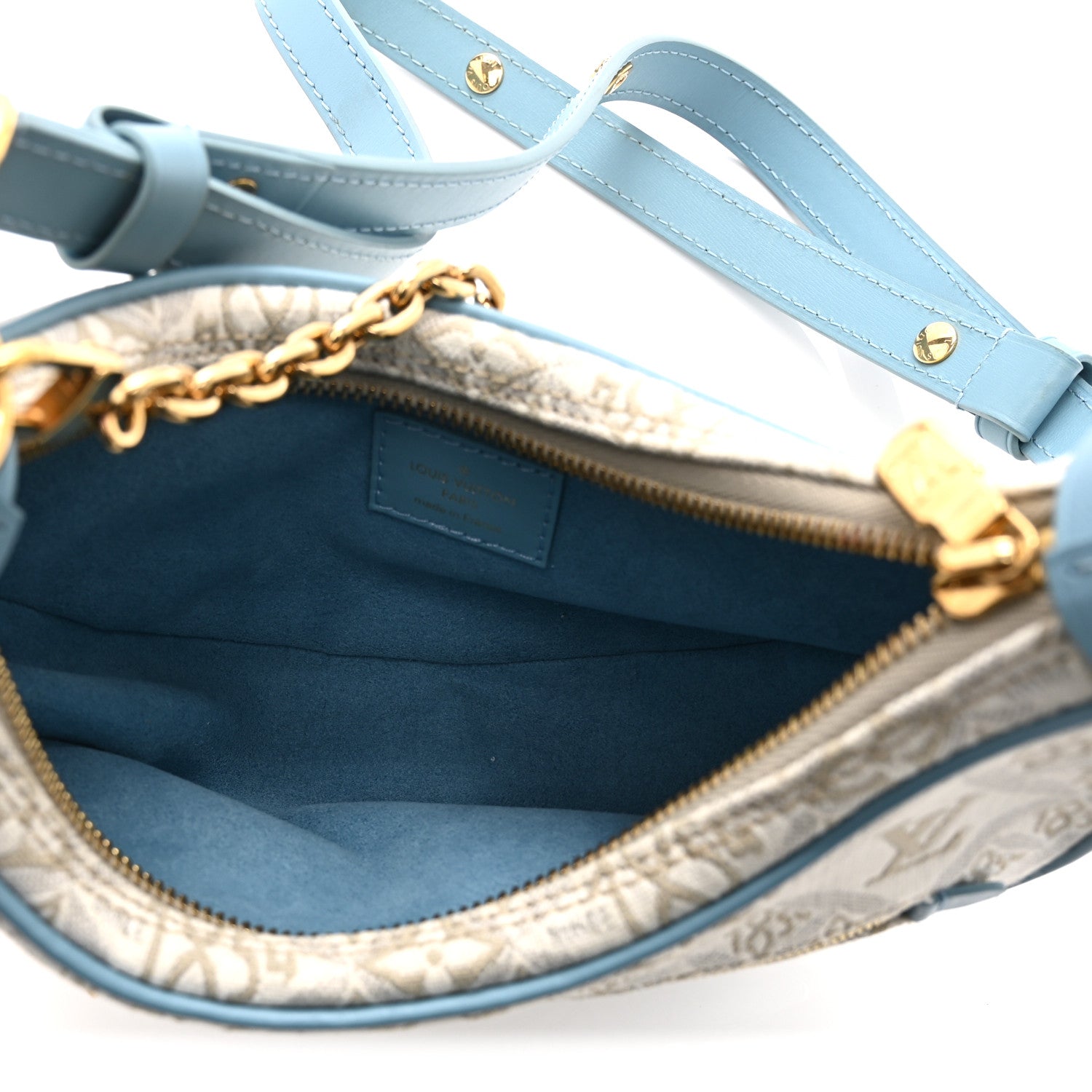Louis Vuitton Jacquard Since 1854 Loop White Blue 5 of 11