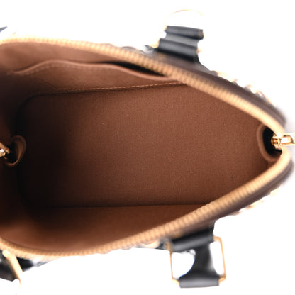 Louis Vuitton Monogram Macassar Studded Alma BB 5 of 15