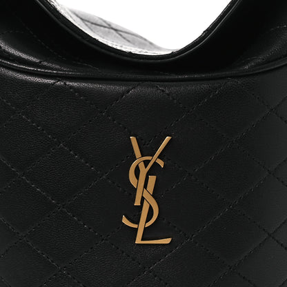 Saint Laurent Lambskin Gabby Mini Bucket Bag Black 8 of 12
