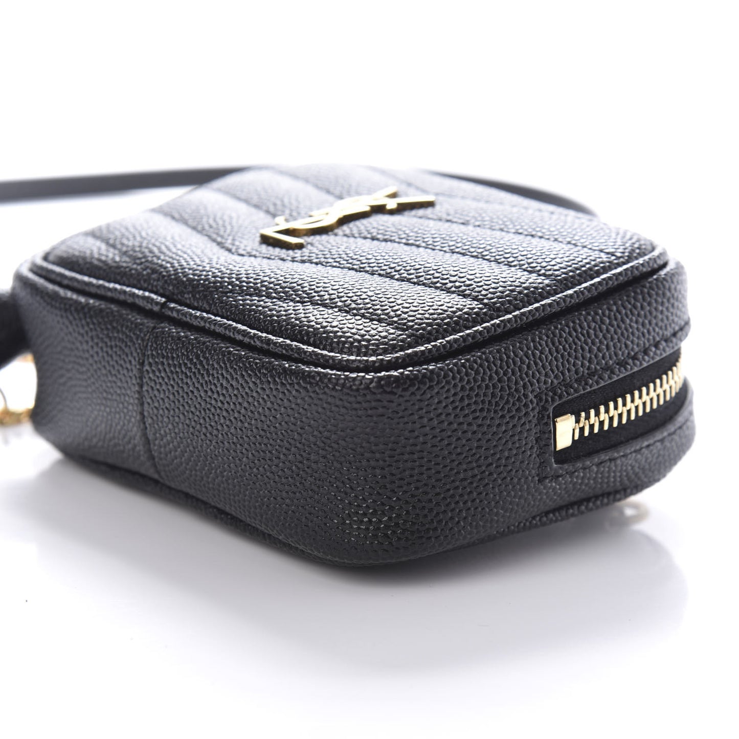 Grain De Poudre Matelasse Monogram Baby Lou Camera Bag Black