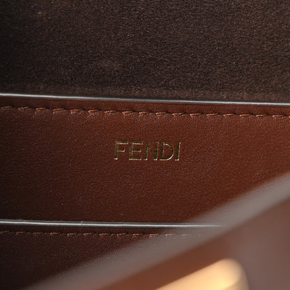 Fendi Vitello Large Soft Peekaboo Brown 6 of 9