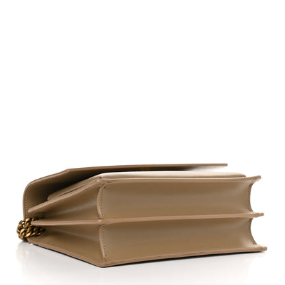 Saint Laurent Calfskin Medium Monogram Sunset Dark Beige 4 of 15
