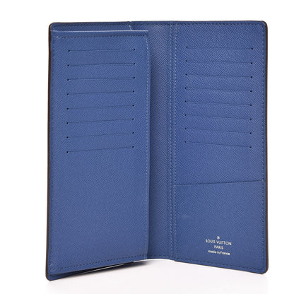 Louis Vuitton Epi Brazza Wallet Blue Celeste 5 of 8