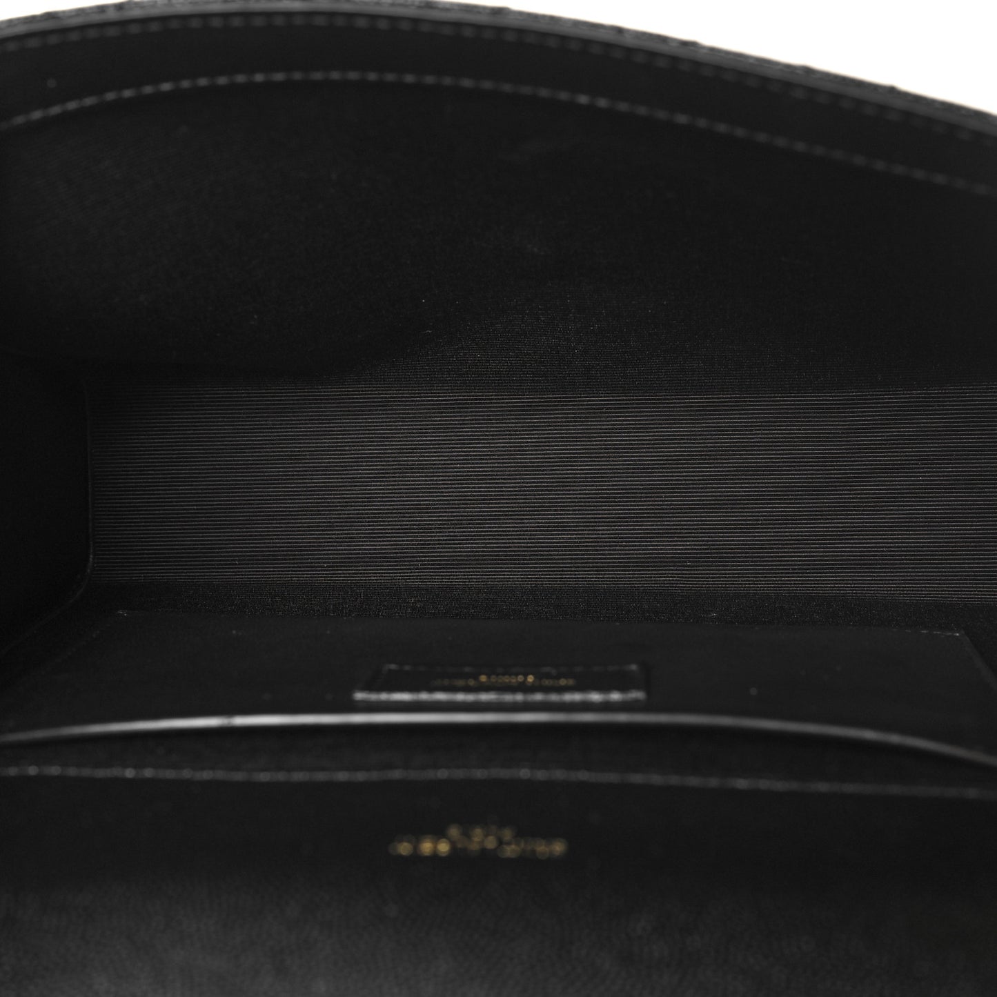 Grain De Poudre Textured Mixed Matelasse Triquilt Medium Monogram Satchel Black