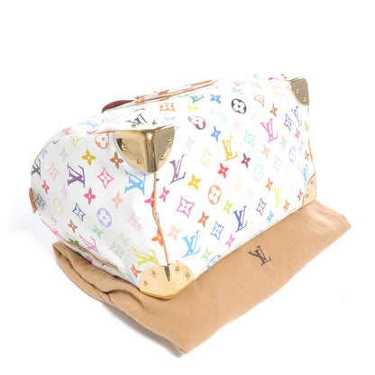 Louis Vuitton Monogram Multicolor Speedy 30 White 4 of 7