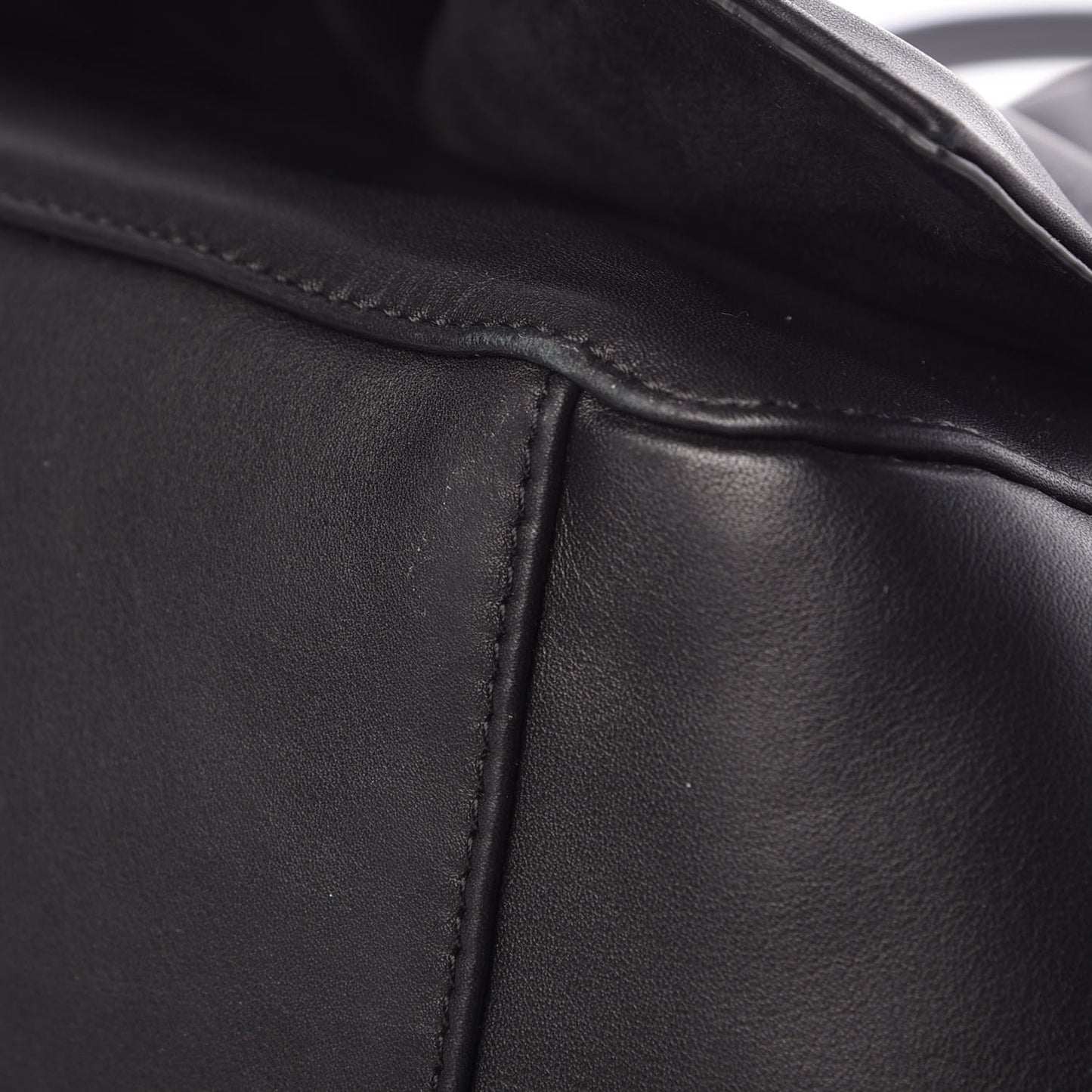 Smooth Calfskin Bloomy Crossbody Bag Black
