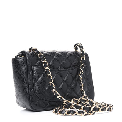 Chanel Caviar Quilted Mini Square Flap Black 2 of 4