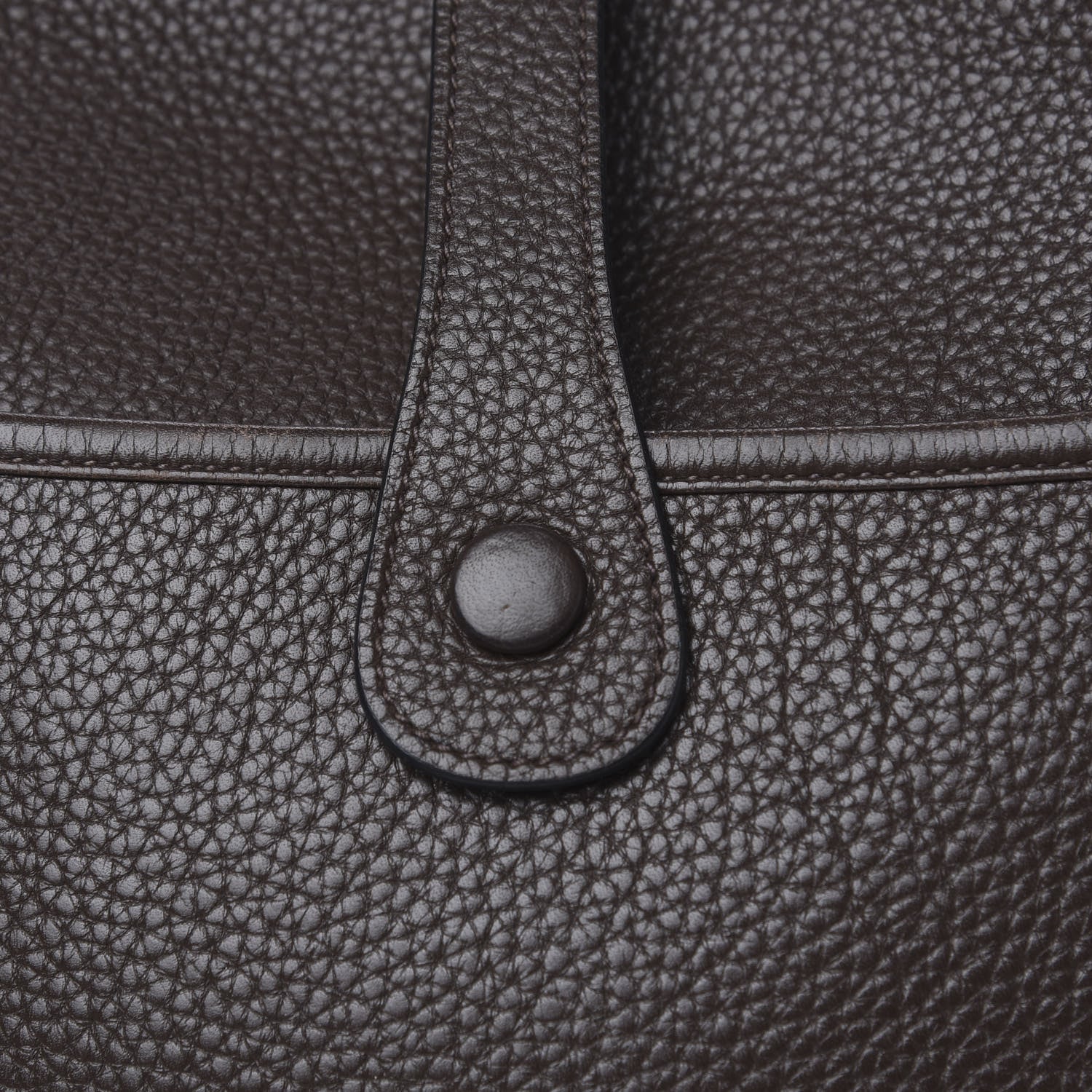 Hermes Taurillon Clemence Evelyne III GM Cacao 10 of 11