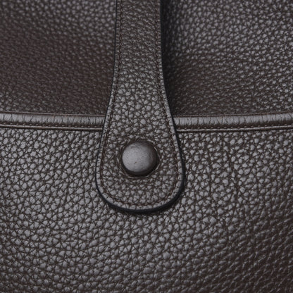 Hermes Taurillon Clemence Evelyne III GM Cacao 10 of 11
