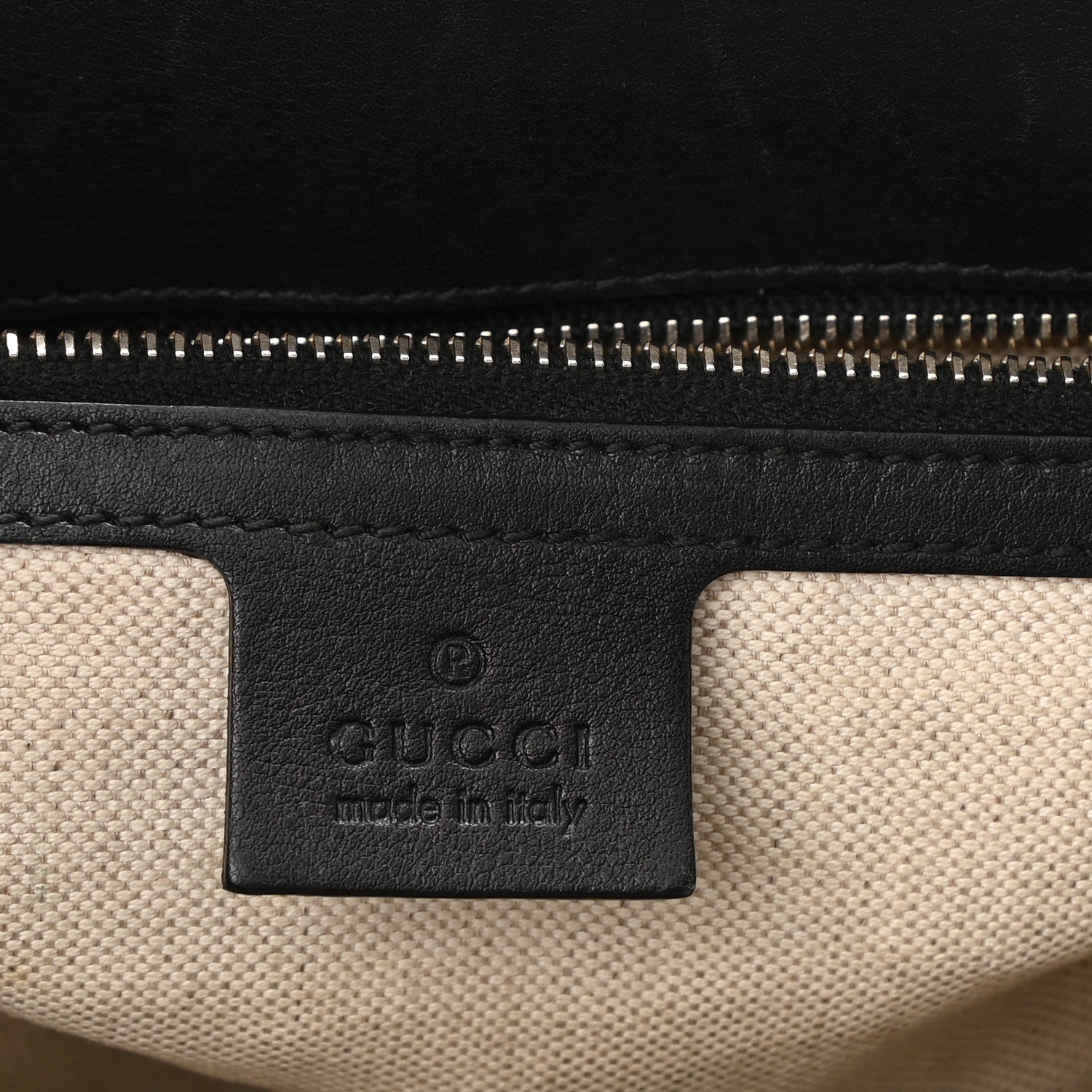 Gucci Guccissima Large Emily Chain Shoulder Bag Black 5 of 7