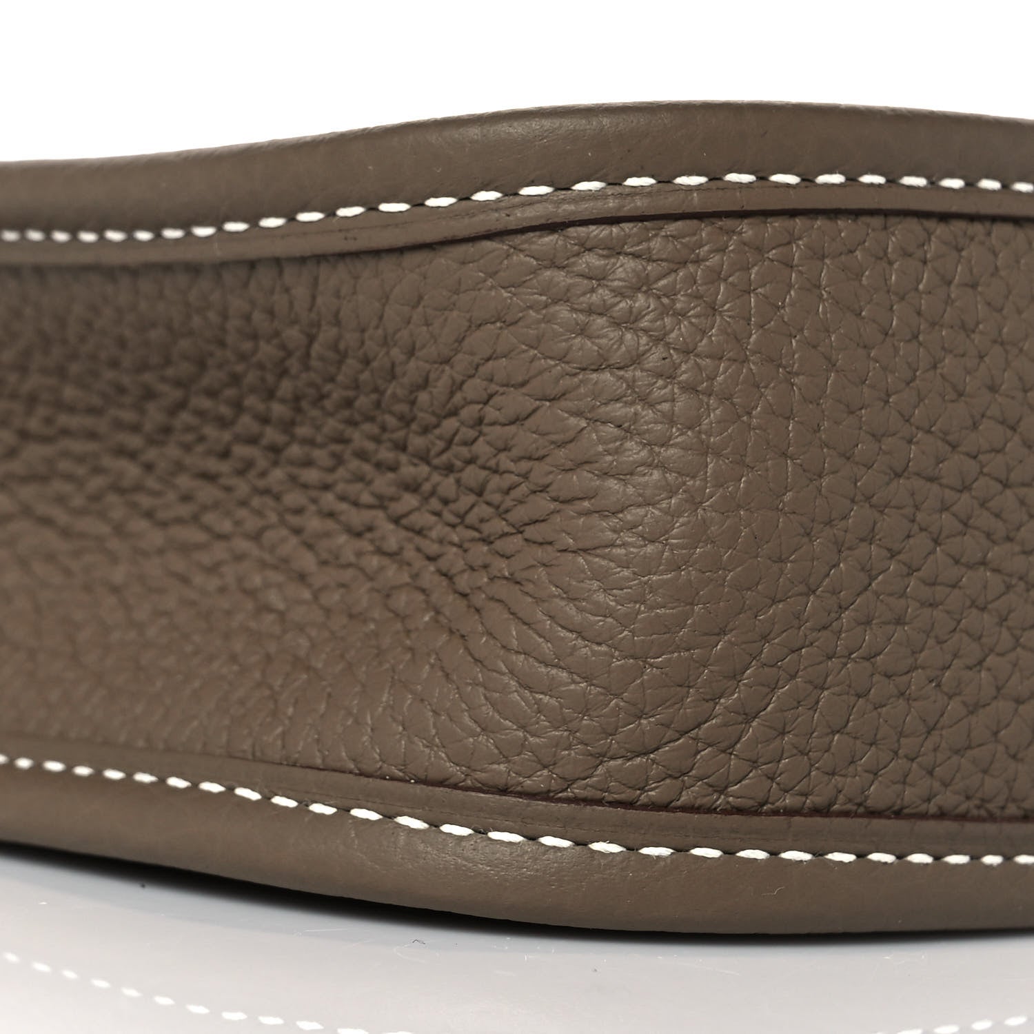 Hermes Taurillon Clemence Amazone Evelyne TPM Etoupe Bleu Indigo 7 of 9