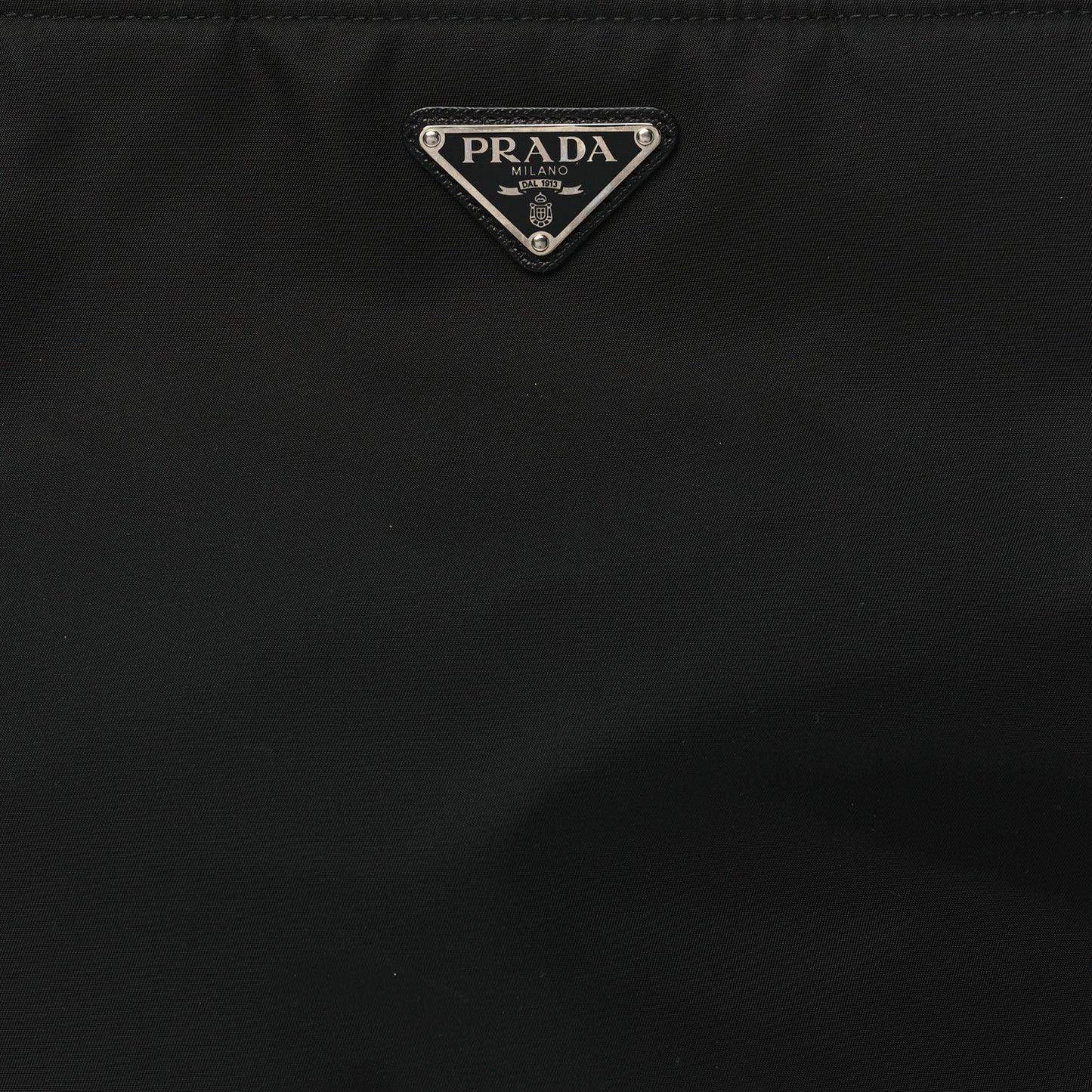 Nylon Vela East West Shopper Tote Black