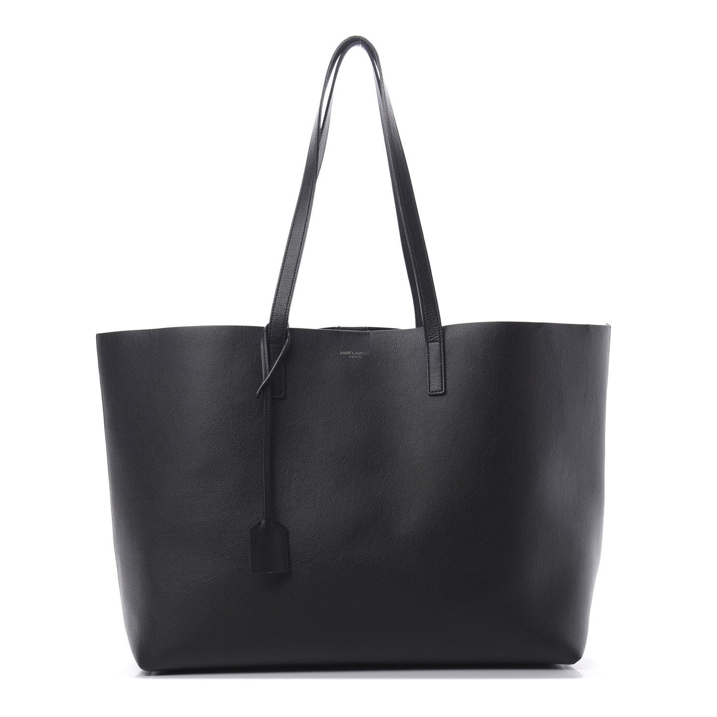 Calfskin Large Shopping Tote Black