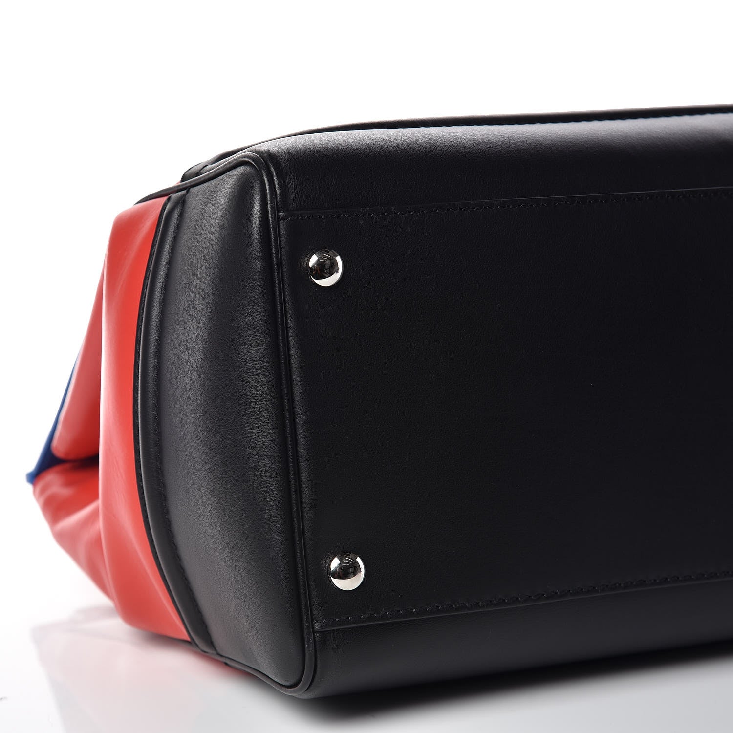 Versace Vitello Palazzo Empire Bag Red Blue Black 14 of 15
