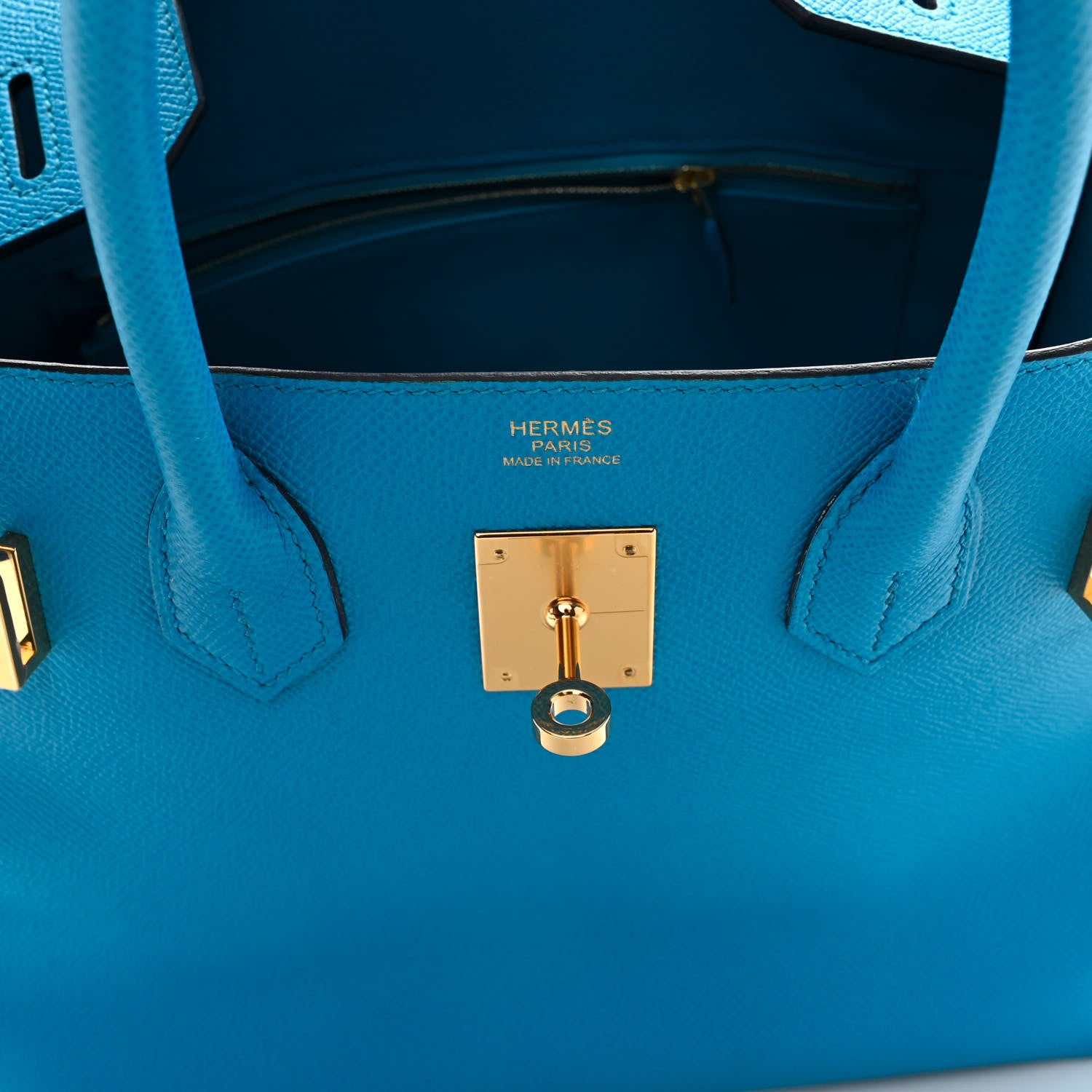 Hermes Epsom Birkin 30 Bleu Frida 6 of 13