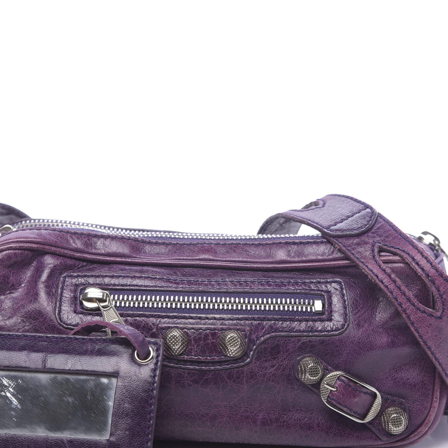 Balenciaga Agneau Giant 12 Silver Hardware Chic Bag Sapphire 9 of 14