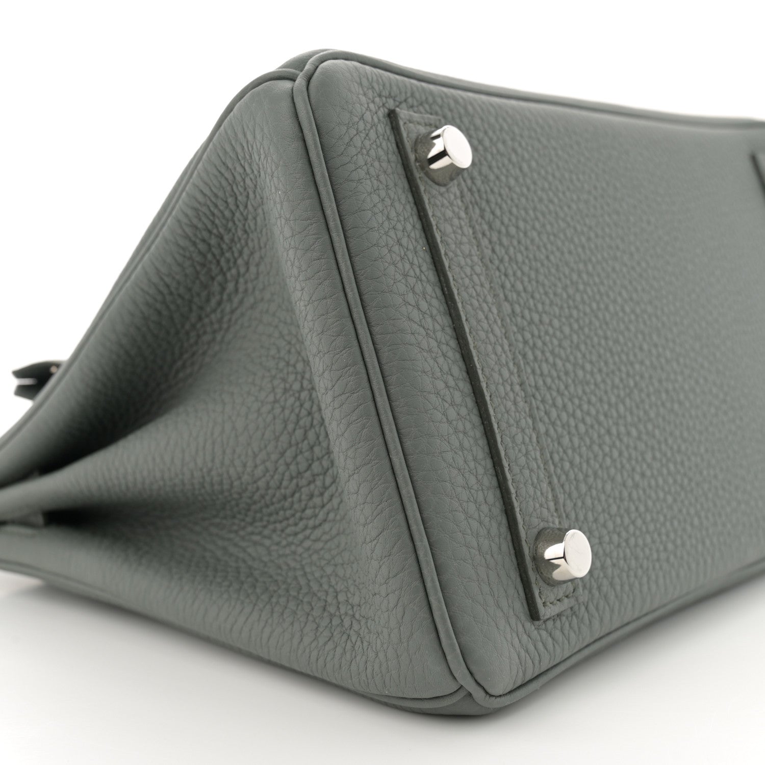 Hermes Togo Birkin 25 Vert Amande 9 of 11