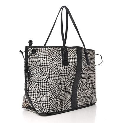 MCM Visetos Large Liz Reversible Shopper Tote Black 4 of 20