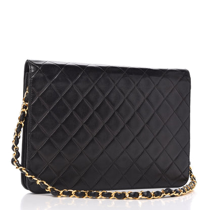 Chanel Lambskin Quilted Jumbo Single Flap Black 3 of 11
