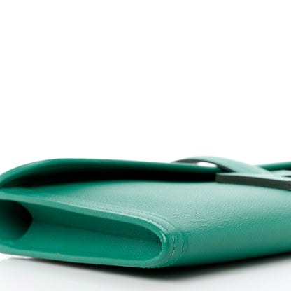 Hermes Evercolor Jige Elan 29 Clutch Bleu Paon 9 of 10