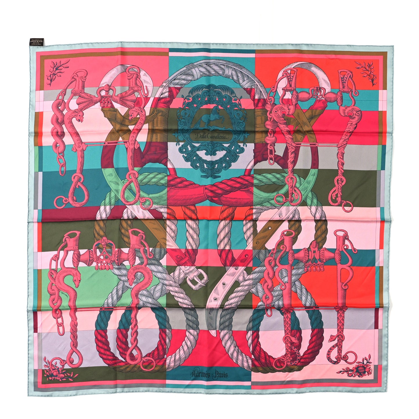 Silk Della Cavalleria Finesse Scarf 90
